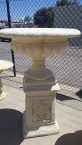 Large Jefferson Urn with Decorative Pedestal (full)