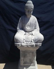 Buddha Sitting 2 on Square Pedestal